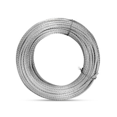 ราคาดี Cold Heading AISI SUS304 Steel Wire Rope 7X19 Diameter For Heavy Duty Applications ออนไลน์