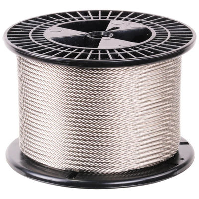 ราคาดี 7*7 Galvanized 1 4 Steel Cable Non Alloy 1000m/Roll 1770Mpa Anti Corrosion ออนไลน์