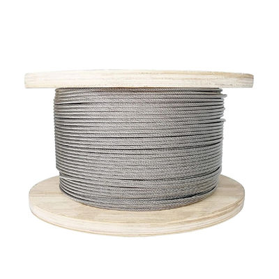 ราคาดี 150fts Standard AiSi 7x7 Steel Wire Cable SS 7*7 Stainless Steel Wire Rope Industrial ออนไลน์