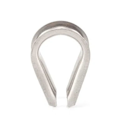 ราคาดี Stainless Steel Wire Rope Protection Fitting Tube Cable Heavy Duty Rigging Carbon Guy Hardware D Shackle Metal Neele Punch Thimble ออนไลน์