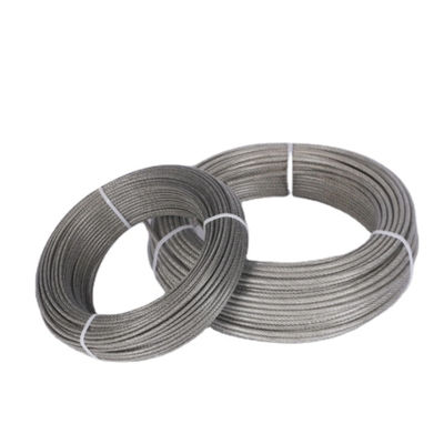 ราคาดี 100ft Coils Steel Wire Rope 7*19 3/32