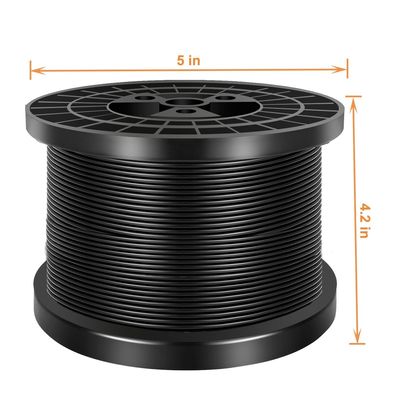 ราคาดี Black Vinyl Coated  304 Stainless Steel Cable Wire Rope ออนไลน์