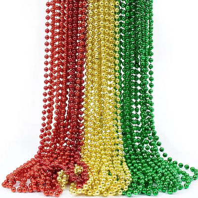 ราคาดี ลูกปัดพลาสติกขนาด 2.4 มม. โซ่ลูกปัดสีเงิน โซ่ลูกปัดไวท์โกลด์ ออนไลน์