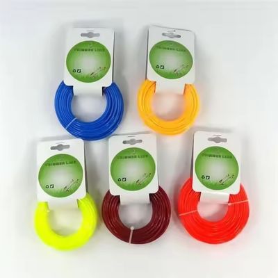 ราคาดี Round Orangge Nylon Trimmer Line Brush Cutter Nylon Weed String 15m Card Head ออนไลน์