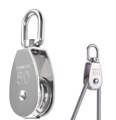 ราคาดี Top Wholesale Stainless Steel Wire Rope / Swivel / Sailboat / Crane / Swivel Single Rope / Marine / Heave Steel Wire / Strap Lifting/Climbing Pulley For Sailing Boat ออนไลน์
