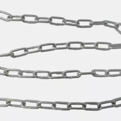 ราคาดี 3mm Wholesale High Quality Q235 Welded Zinc Galvanized Link Chain For Outdoor ออนไลน์