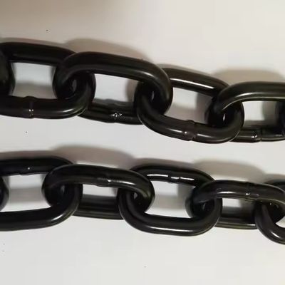 ราคาดี G80 Black 6mm Anti Rust Lifting Chain Welded Iron 8mm Roller Chain For Hoist ออนไลน์