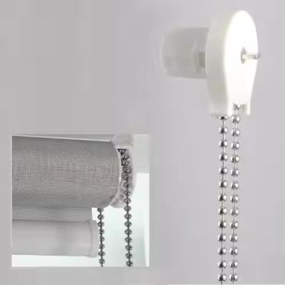 ราคาดี Wholesale Roller Shade Components 4.5*6mm Roller Blind Ball Chain Metal Bead Chain for Blinds ออนไลน์