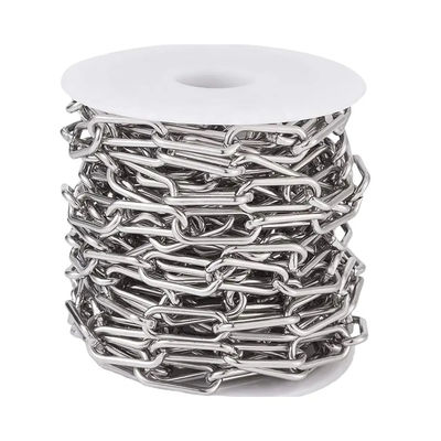 ราคาดี Stainless Steel 316 DIN763 Standard Long Link Anchor Chain, Dia. 10mm ออนไลน์
