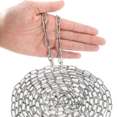 ราคาดี 304 Stainless Steel Chain Metal Chain Link Chain Small Light Duty Chain Utility Chain ออนไลน์