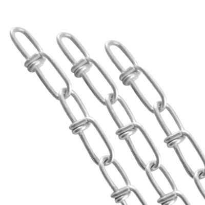 ราคาดี Galvanized DIN5685 Short Double Loop Link Chain Weldless Knotted Chain ออนไลน์