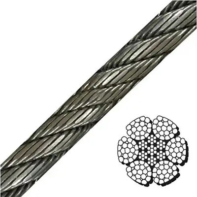 ราคาดี 35*k7 32mm High Strength Galvanized Steel Wire Rope for Oil & Gas Hoist and Crane Applications ออนไลน์
