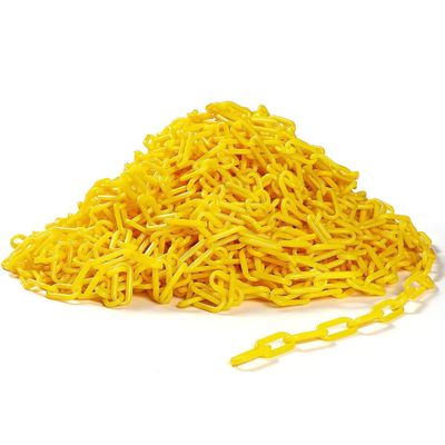 ราคาดี 200 ฟุต PE วัสดุพลาสติกโซ่ที่มีขนาดที่สามารถปรับเปลี่ยนได้สําหรับอุปกรณ์ป้องกันความปลอดภัยทางถนน ออนไลน์