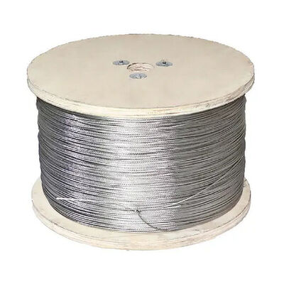 ราคาดี สายไหมเหล็กดัดเหล็ก 7x19 ความแข็งแกร่งสูง เหมาะสําหรับอุตสาหกรรมที่มีความร้อนสูงและเกิดการกัดกร่อนสูง ออนไลน์