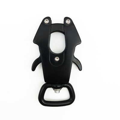 ราคาดี อลูมิเนียมสัตว์เลี้ยง ปล่อย Buckle หนอนคลิป Pet Snap Hook หนอน Carabiner ความปลอดภัย Harness คอเข็มขัด หนอน Clip Buckles ออนไลน์