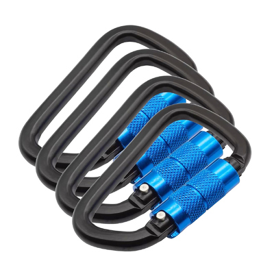 ราคาดี 9kN พรีเมียม Anodized อลูมิเนียมสับสล็อค Twist Lock Carabiner คลิปสําหรับกระเป๋า ออนไลน์