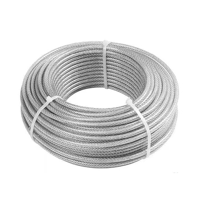 ราคาดี สายเคเบิลเหล็กเคลือบ PVC 7x7 แกนเส้นใย ระบบราวบันไดในอุดมคติสำหรับราวบันได บันได รั้วระเบียง ดาดฟ้า ออนไลน์