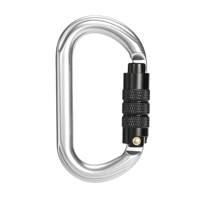 ราคาดี 25kN แอลลูมิเนียมสกัด O รูปแบบ Self-Locking Outdoor Climbing Safety Carabiner ออนไลน์