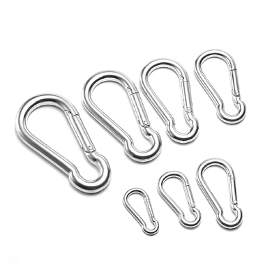 ราคาดี ความปลอดภัยภาระหนัก M4-M12 304 316 สแตนเลส Carabiner รูปกระเทียมสกรูสปริง Hook ออนไลน์