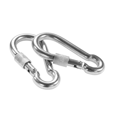 ราคาดี 316 สแตนเลสสตีลสกรูล็อค Carabiner Hooks Heavy Duty Carabiner Spring Snap Hook พร้อมสกรูล็อค ออนไลน์