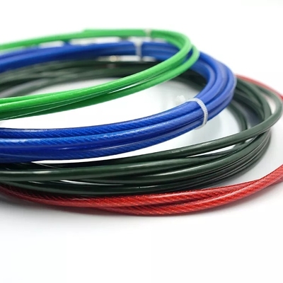 ราคาดี สายใยเหล็กเคลือบ PVC ด้วยการก่อสร้าง 7x7 / 7x19 และ 5/32