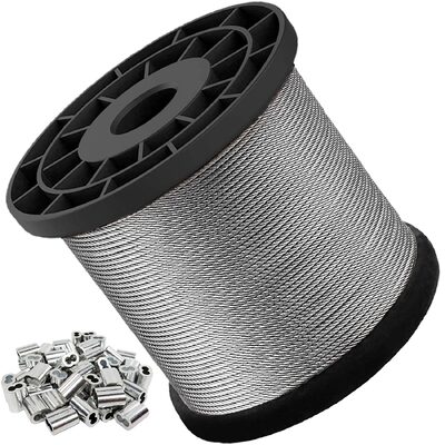 ราคาดี สลิงสแตนเลส AISI304/304L/316/316L โครงสร้าง 1x7 1x19 1x37 และความแข็งแรงแรงดึง 1570Mpa ออนไลน์